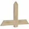 Ekena Millwork Eugene Rough Sawn Timber Gable Bracket, Douglas Fir, 48"W x 28"H x 2"D x 6"F, 14/12 Pitch GBW048X28X0206EUG00RDF - alternate 3